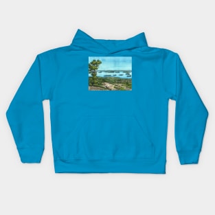 Cadilac Mountain View in Acadia National Park Kids Hoodie